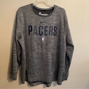 Nike Dri-Fit NBA Indiana Pacers Long Sleeve Men's Sweatshirt Size XL